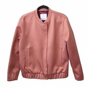 Samsoe & Samsoe Sonya Pink Satin Bomber Jacket NWT Medium